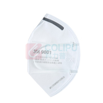 3M KN90防尘防颗粒物防护口罩 耳带式工业粉尘防尘口罩 9001 (白色) 50只/袋