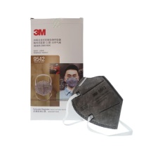 3M 活性炭口罩KN95颗粒物粉尘防护口罩 9542头带式 25个/盒