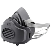 3M 防毒面具 3205M 含滤棉盖