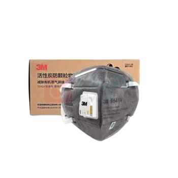 3M 防尘口罩 9541V (灰色) 15只/盒 无纺布/静电滤棉戴方式:耳戴式 类别:防PM2.5口罩 过滤级别:KN95 类型:折叠式是否 灭菌级:非灭菌级