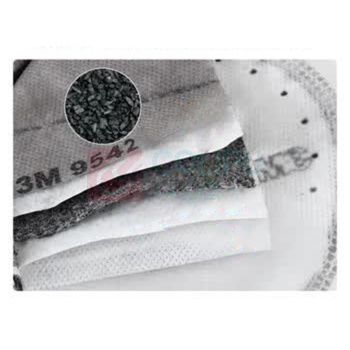 3M 防尘口罩 9541V (灰色) 15只/盒 无纺布/静电滤棉戴方式:耳戴式 类别:防PM2.5口罩 过滤级别:KN95 类型:折叠式是否 灭菌级:非灭菌级