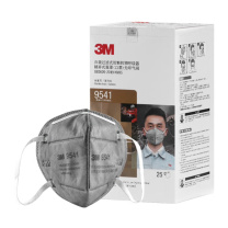3m 防尘口罩 9541 25个/盒 KN95耳戴活性炭防尘口罩防工业粉尘飞沫颗粒物有机蒸气及异味