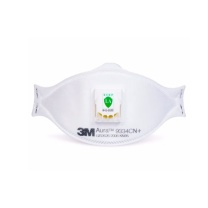 3M 防油烟口罩防雾霾 防粉尘汽车尾气透气带呼吸阀口罩 9334CN+ 10个/盒