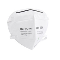 3M 自吸过滤式防颗粒物呼吸器 9502+ 头带式环保自吸过滤式口罩 防颗粒物防雾霾(非医用)