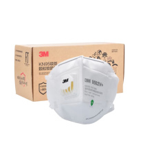 3M 自吸过滤式防颗粒物呼吸器 9502V+ 15只/盒 头戴式
