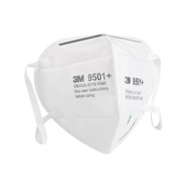 3M 耳戴式自吸过滤式防颗粒物口罩 9501+