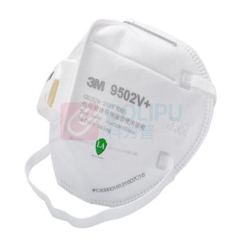 3M 防尘口罩 9502V 头戴式 175*95mm