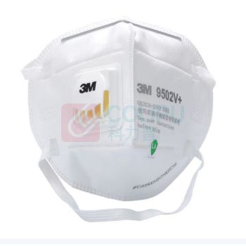 3M 防尘口罩 9502V 头戴式 175*95mm