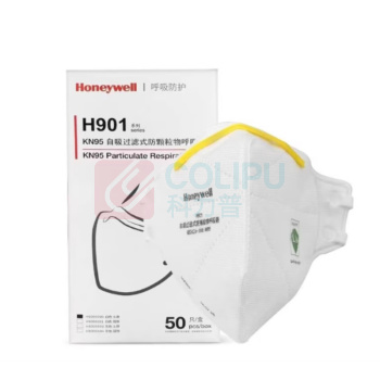 霍尼韦尔 honeywell KN95耳带式折叠式口罩 H1005591 H901系列 50只装