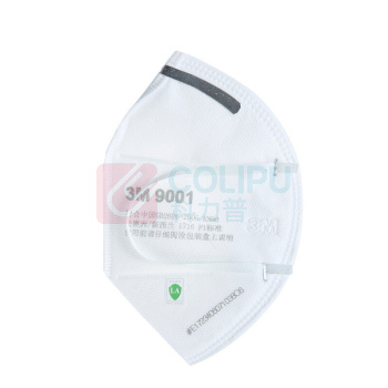 3M 环保包装折叠耳带式防尘口罩 9001 50只/袋 10袋/箱