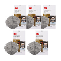 3M 性炭防甲醛口罩 9542 25只  防烟防毒防尘颗粒物带阀
