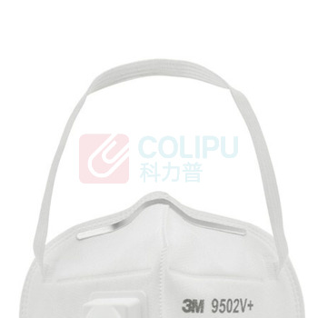 3M 头戴式带阀自吸过滤式防颗粒物口罩独立包装 9502V+