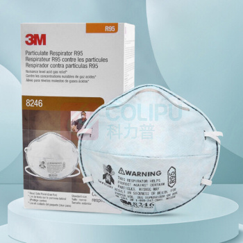 3M 防尘及酸性气体口罩R95头带式 8246CN