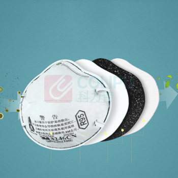 3M 防尘及酸性气体口罩R95头带式 8246CN
