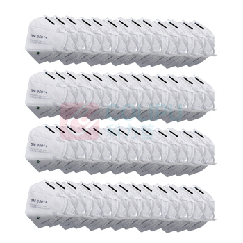 3M 防尘防颗粒物KN95 耳带式针织带劳保口罩 9501+ 50只/盒