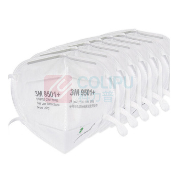 3M 防尘防颗粒物KN95 耳带式针织带劳保口罩 9501+ 50只/盒