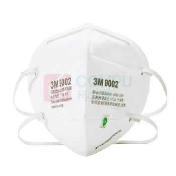 3M 折叠式防颗粒物口罩9002环保KN90头戴式 9000