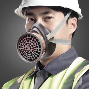 3M 尘毒呼吸防护套装 3200套装 含3200半面罩 3301CN滤毒盒 3N11CN滤棉 385滤棉盖
