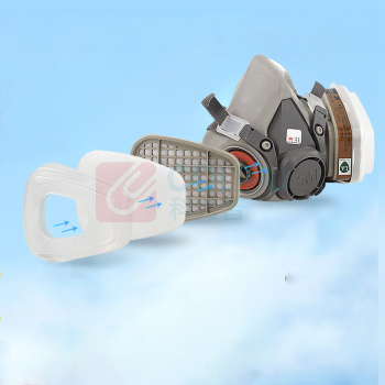 3M N95滤棉 可过滤非油性颗粒物防尘防雾霾甲醛工业化工 5N11 10片/盒 配6200/7502/6800防毒面具