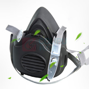3M 防护面罩 防毒面罩 6800 带3M6004CN滤毒盒2个