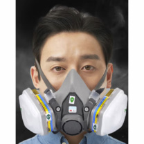 3M 防护面罩七件套 6200+6007+5N11CN (灰色)