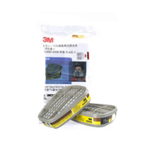 3M 自吸过滤式防毒面具过滤元件3M(滤毒盒) 6003 (灰色)