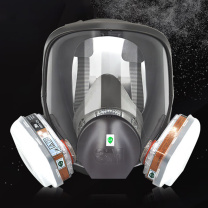 3M 防毒面具套装 含6800全面罩 1对6003滤盒 1对501滤棉盖 2片5N11滤棉 6800+6003