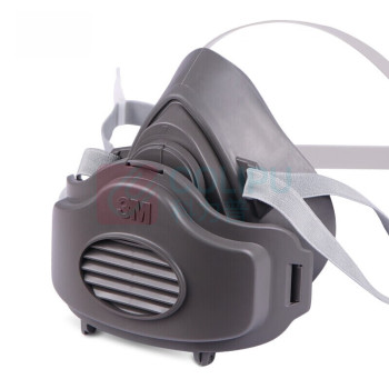 3M 防护面罩 呼吸防护防尘半面具套装 3270