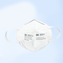 3M 耳戴式自吸过滤式防颗粒物呼吸器KN95 9501+ 50只/袋 (环保包装)