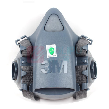3M 硅胶半面型防护面罩 7502