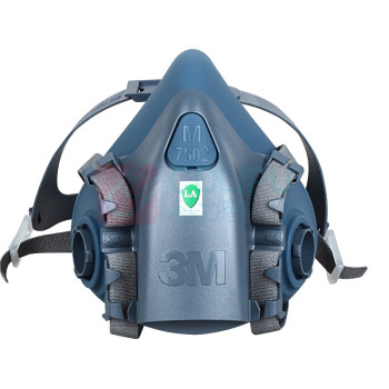 3M 硅胶半面型防护面罩 7502