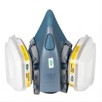 3M 尘毒呼吸防护套装 7502主体 +6002CN滤盒*2+5N11滤棉*2+501滤棉盖*2