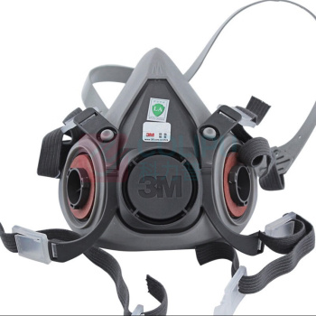 3M 自吸过滤式呼吸器 防毒面具 防尘半面罩 七件套 6200+6001