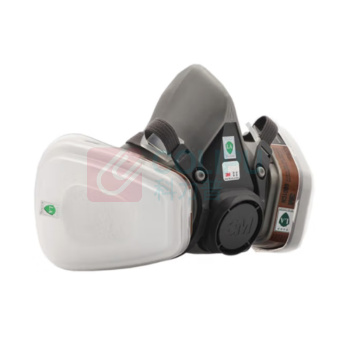3M 自吸过滤式呼吸器 防毒面具 防尘半面罩 七件套 6200+6001
