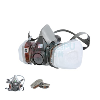 3M 自吸过滤式呼吸器 防毒面具 防尘半面罩 七件套 6200+6001