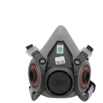 3M 防毒面具 6200 半面罩头戴式防护面具主体