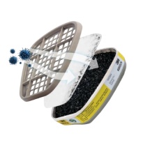 3M 防毒半面具滤毒盒 6002CN 6200