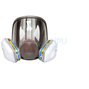 3M 防毒面具 3m6800 含6800全面置1个,6007滤毒盒2个,5N11滤棉2个,501滤棉盖2个