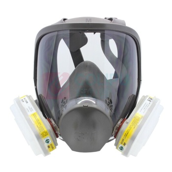3M 防尘毒面罩 6800+6003 7件套防护套装 防有机气体