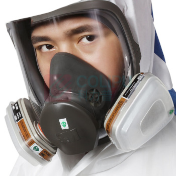 3M 防尘毒面罩 6800+6003 7件套防护套装 防有机气体