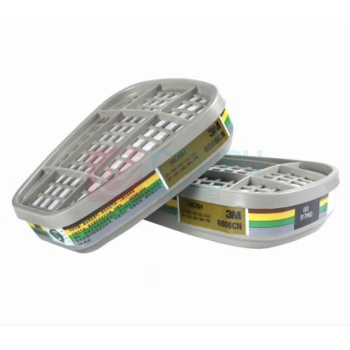 3M 自吸过滤式防毒面具过滤件 6006CN 滤毒盒