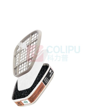 3M 自吸过滤式防毒面具过滤件 6006CN 滤毒盒