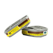 3M 面具面罩滤毒盒 6003CN 防有机蒸气/氯气/氯化氢/二氧化硫/氟化氢过滤盒