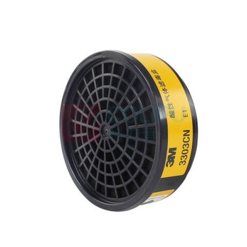 3M 呼吸器滤盒 3303CN 滤毒盒 GB2890 高效能活性炭 酸性有机气体