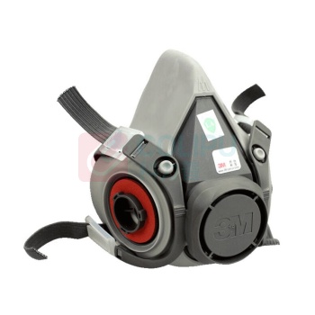 3M 半面型防护面具 XH003814478 中号 硅胶 A型 直接式 双滤盒(罐)