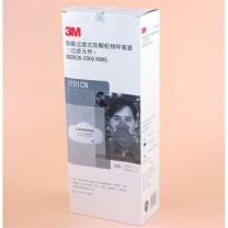 3M KN95颗粒物滤棉 3701CN 25片/袋 4袋/盒