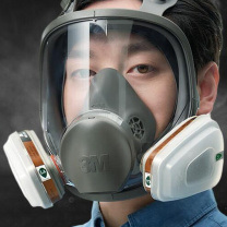 3M 防护面罩 6800 1个+6001滤盒*2个+501滤棉盖*2个+5N11滤棉*2片