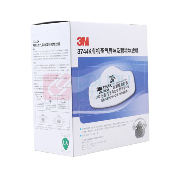 3M KN95滤棉 3744CN 20片/包 有机气体蒸气异味及颗粒物,可用于焊接防护
