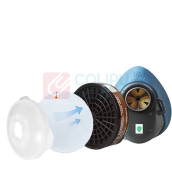 3M 硅胶防毒面具口罩 HF-52+3301+3N11+395四件套