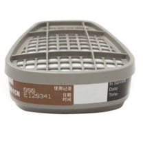 3M 直接式半面罩防毒面具过滤盒 6001CN 100*65mm